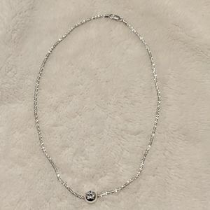 Sterling Silver Apple Pendant Necklace